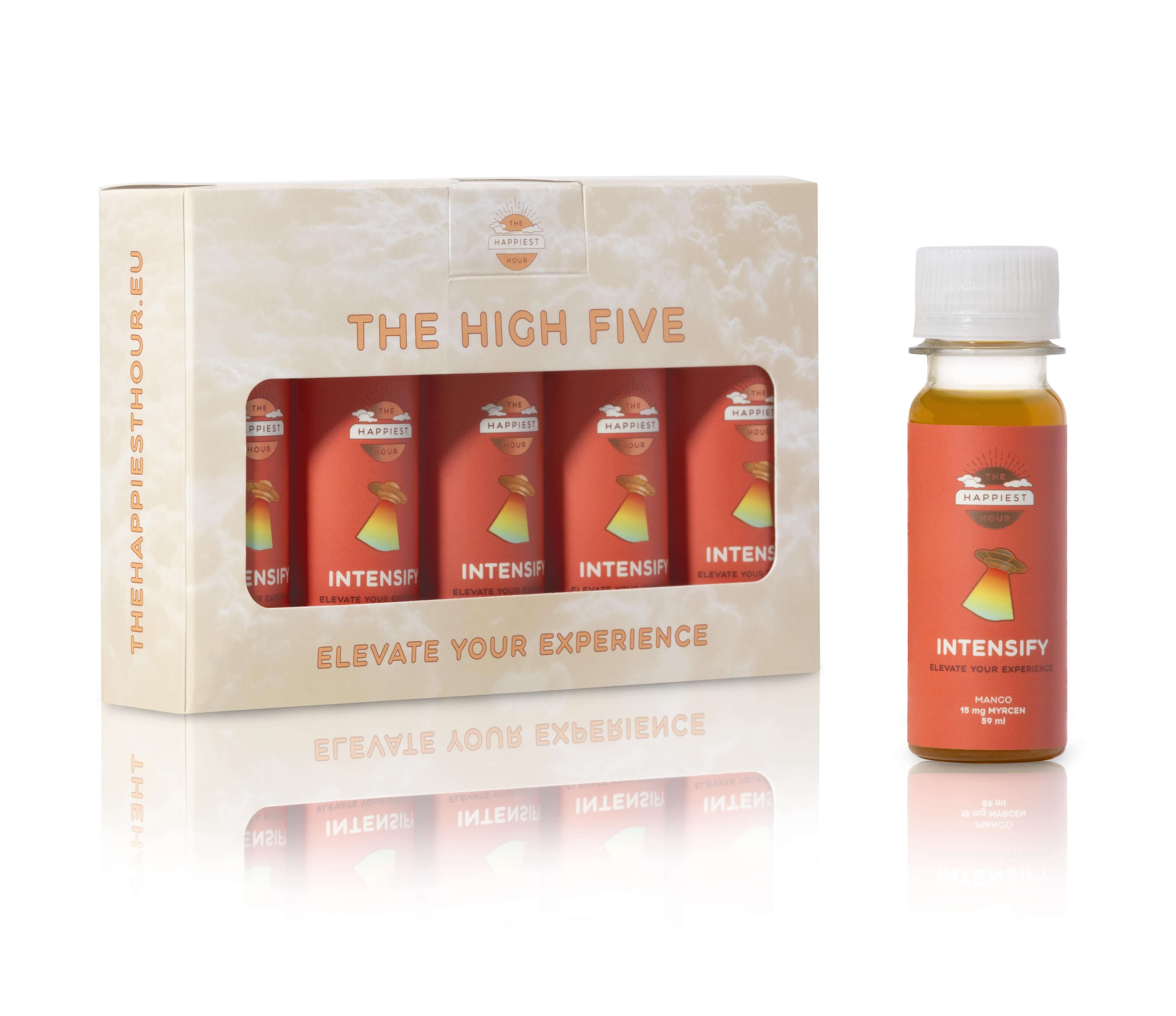 Intensify 5 Pack - Mango Terpen Drink - The Happiest Hour Europe